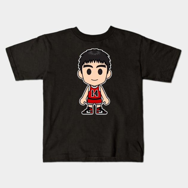 Hisashi Mitsui Kids T-Shirt by Chibi Pops